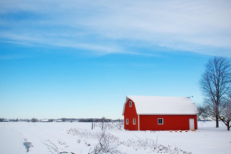 Barn in a rural setting